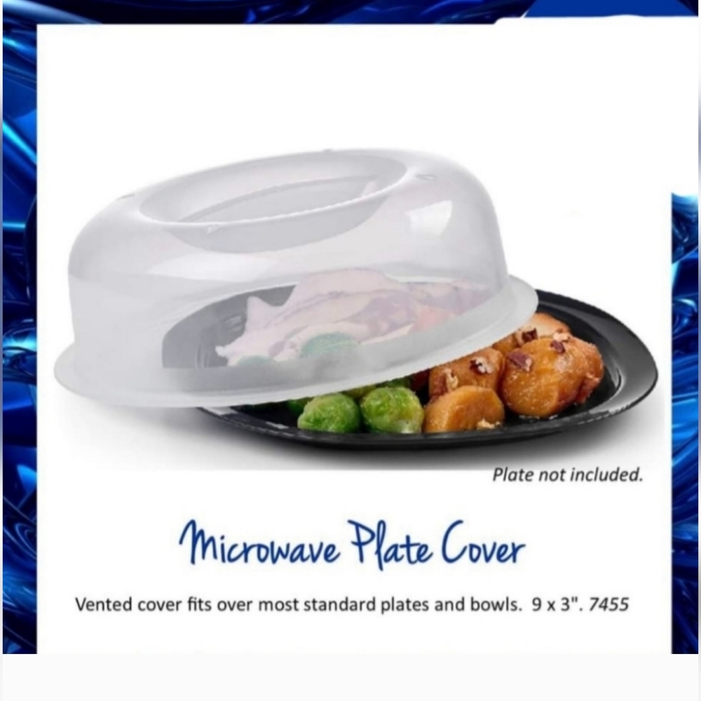Brand New Tupperware Microwave Plate Cover splatter guard BPA free dishwasher